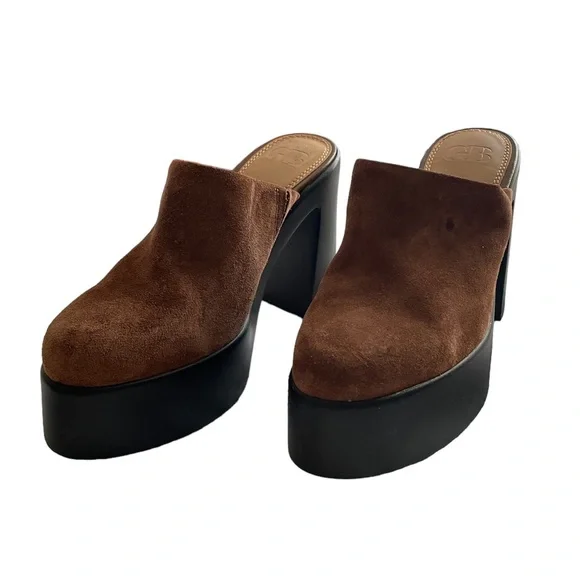 GB Gianni Bini Suede Platform Clog NWT - Picture 4 of 11